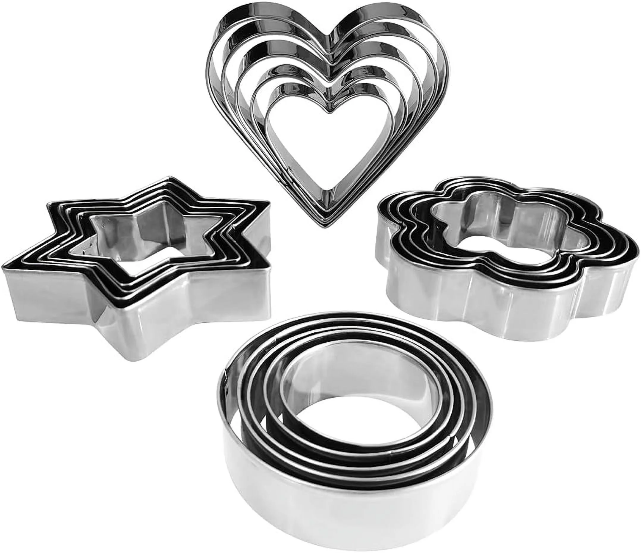 CUTTER SET STAR METAL (SET OF 6) (B0688A)