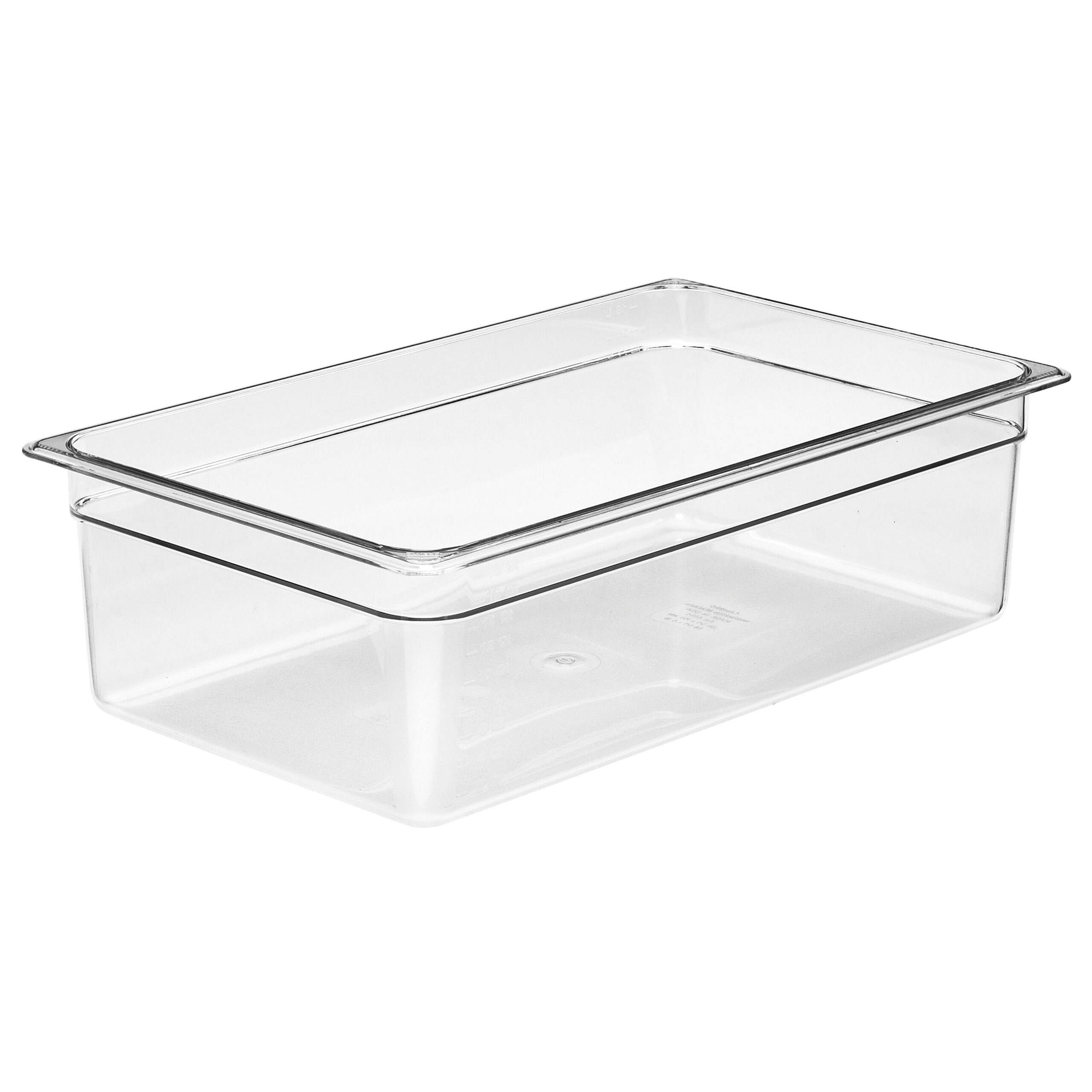 CAMBRO INSERT FULL 150MM CLEAR 19.5LT POLYCARB (INF4150-C)