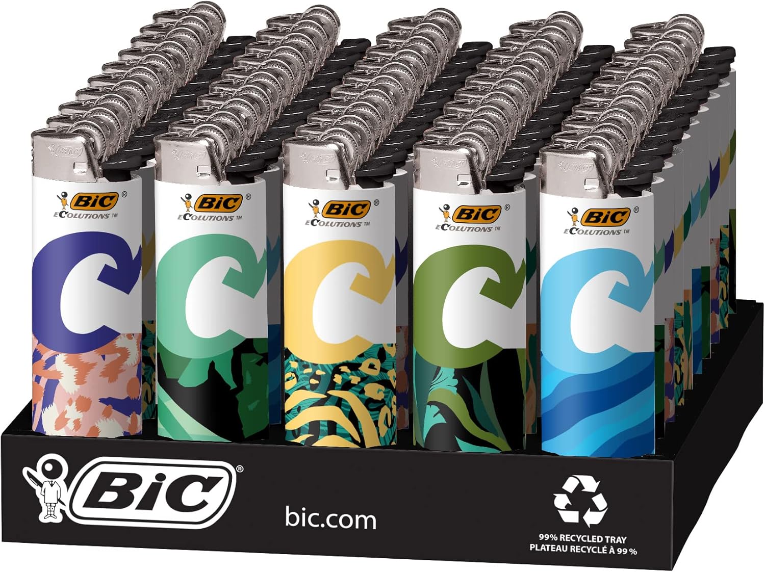 LIGHTERS TRAY 30 S BIC MAXI 