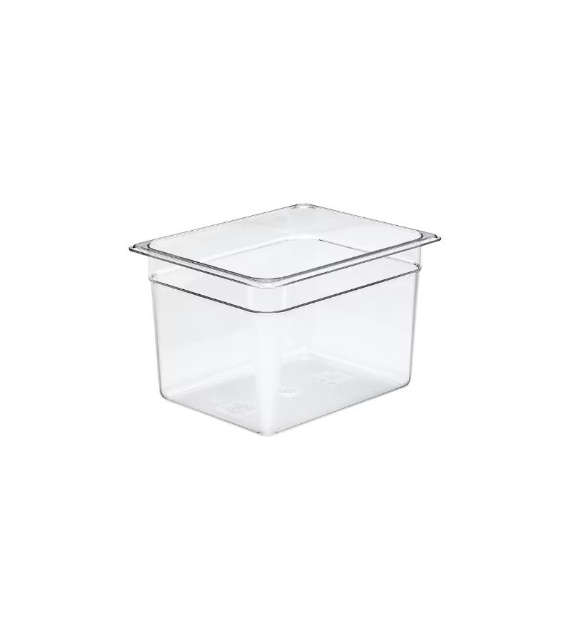 CAMBRO INSERT HALF 200MM CLEAR 11.7LT POLYCARB (INH5150-C)