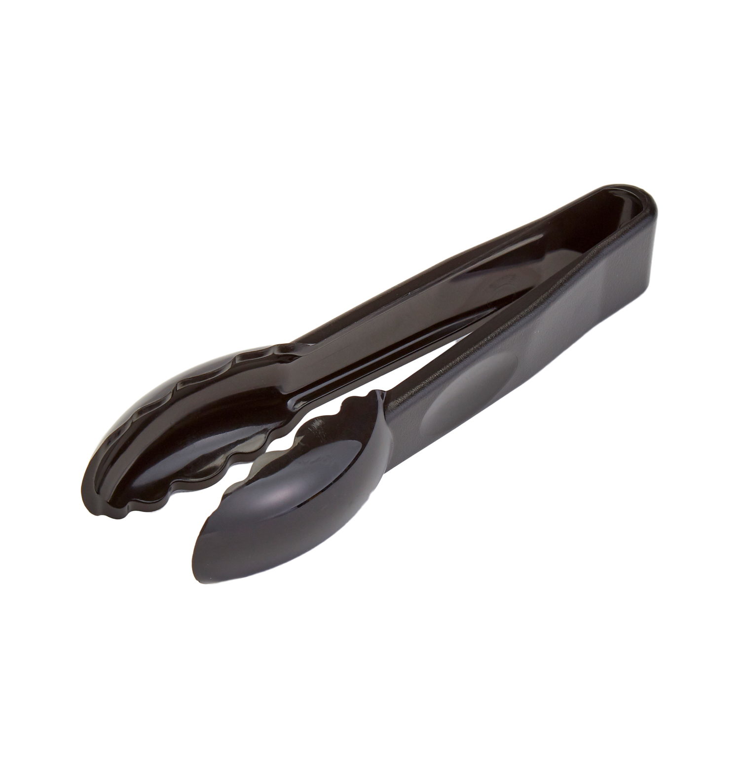 SCALLOP TONG 15CM BLACK PLASTIC (STB0150)