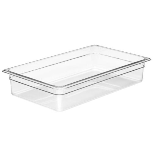 CAMBRO INSERT FULL 100MM CLEAR 13LT POLYCARB (INF4100-C)
