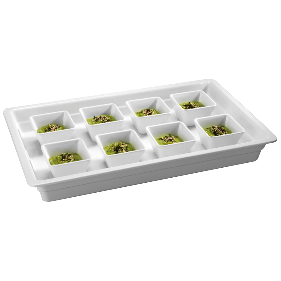 EFAY INSERT MELAMINE HALF WHITE 65MM (IMH2065)