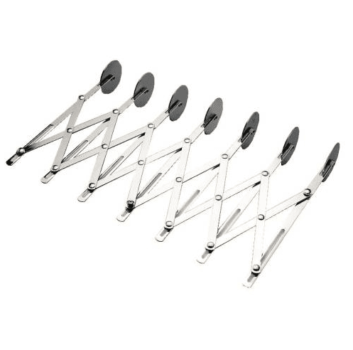 DOUGH CUTTER S/ST 7 WHEEL EXPANDABLE PLAIN (DCW1007)