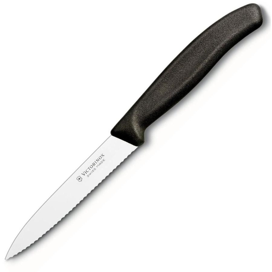PARING KNIFE SERRATED BLACK 90MM CUTLERY PRO (CP43860)