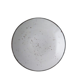 RUSTIC WHITE COUPE BOWL 20CM (29FUS341-01)(24)