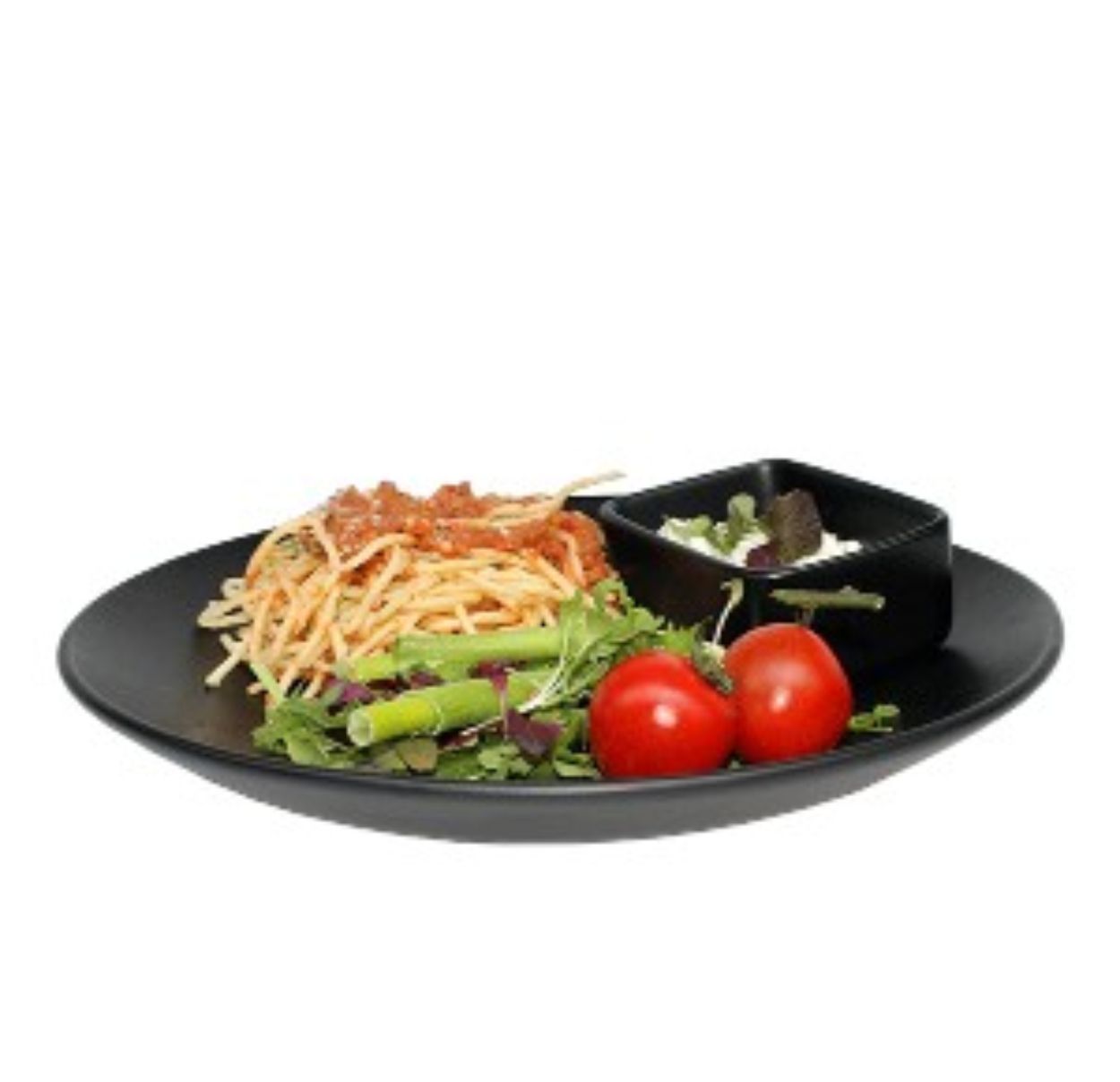 NOVA MATT BLACK SHALLOW COUPE BOWL 27.5CM (NS40036) (3/12)