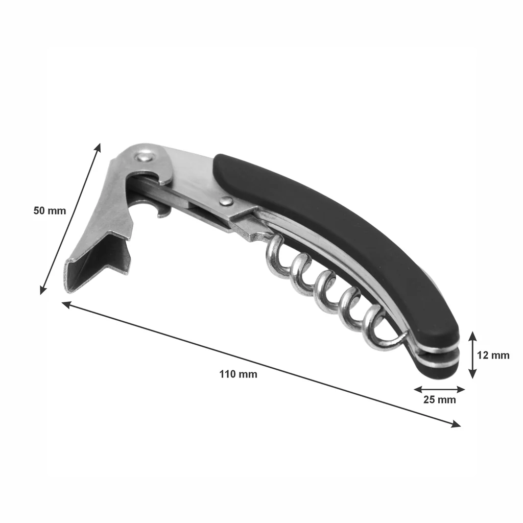 BAR BUTLER WAITERS FRIEND BLAC K (110X25X12MM)(41750)
