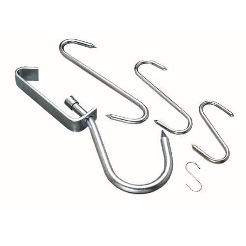 STEEL S HOOKS 4/100MM PACK OF 12 GALVANISED (SHS0100)