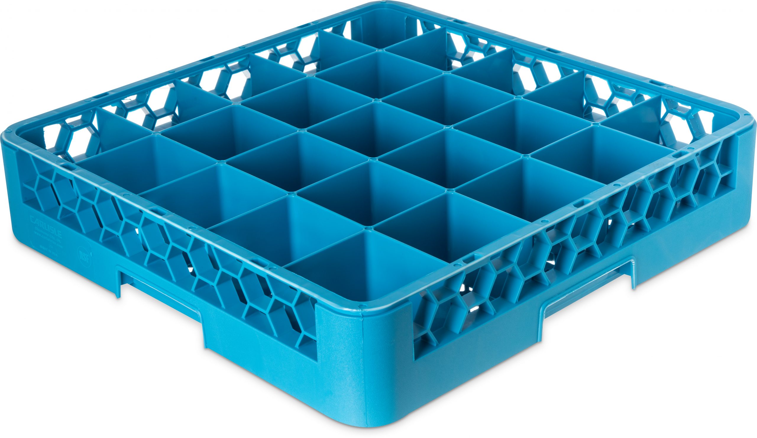 GLASS RACK 25 COMPARTMENT BLUE (GRC5025) (RG2514)