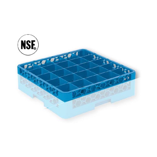 GLASS RACK EXTENDER 25 COMP BLUE (GRE5025)(RE2514)