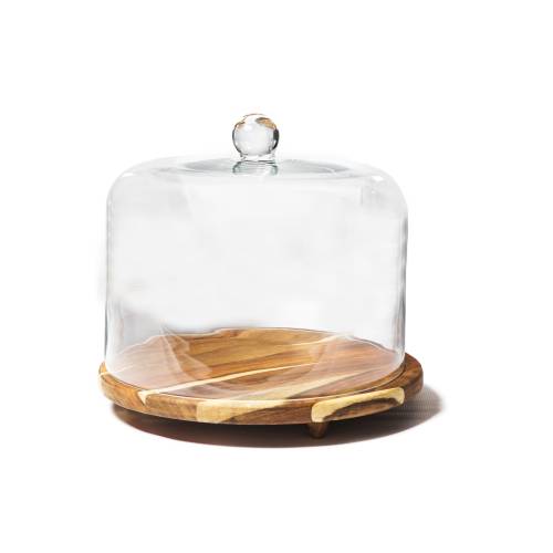CAKE DOME STRAIGHT GLASS 300 HEIGHT X DIAM 350MM (SCD0350)