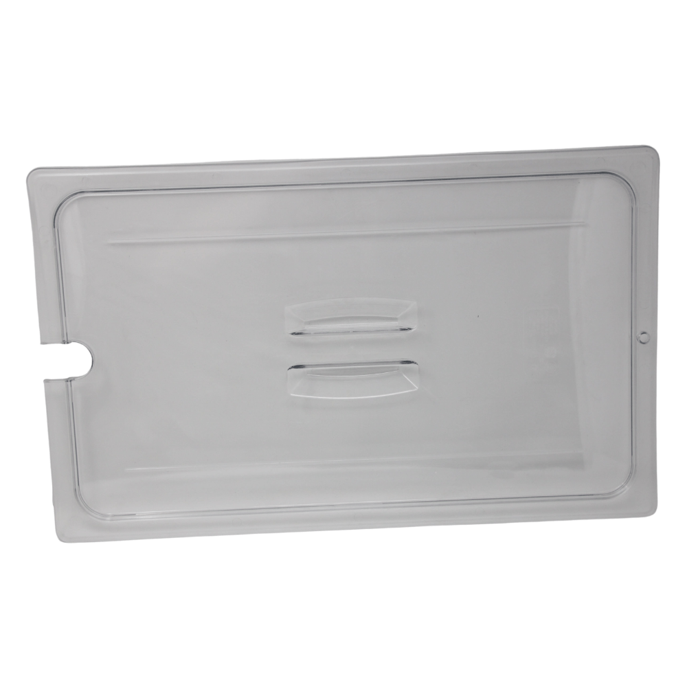 CAMBRO INSERT HALF LID NOTCHED CLEAR NO HEAT (INH4006-C)