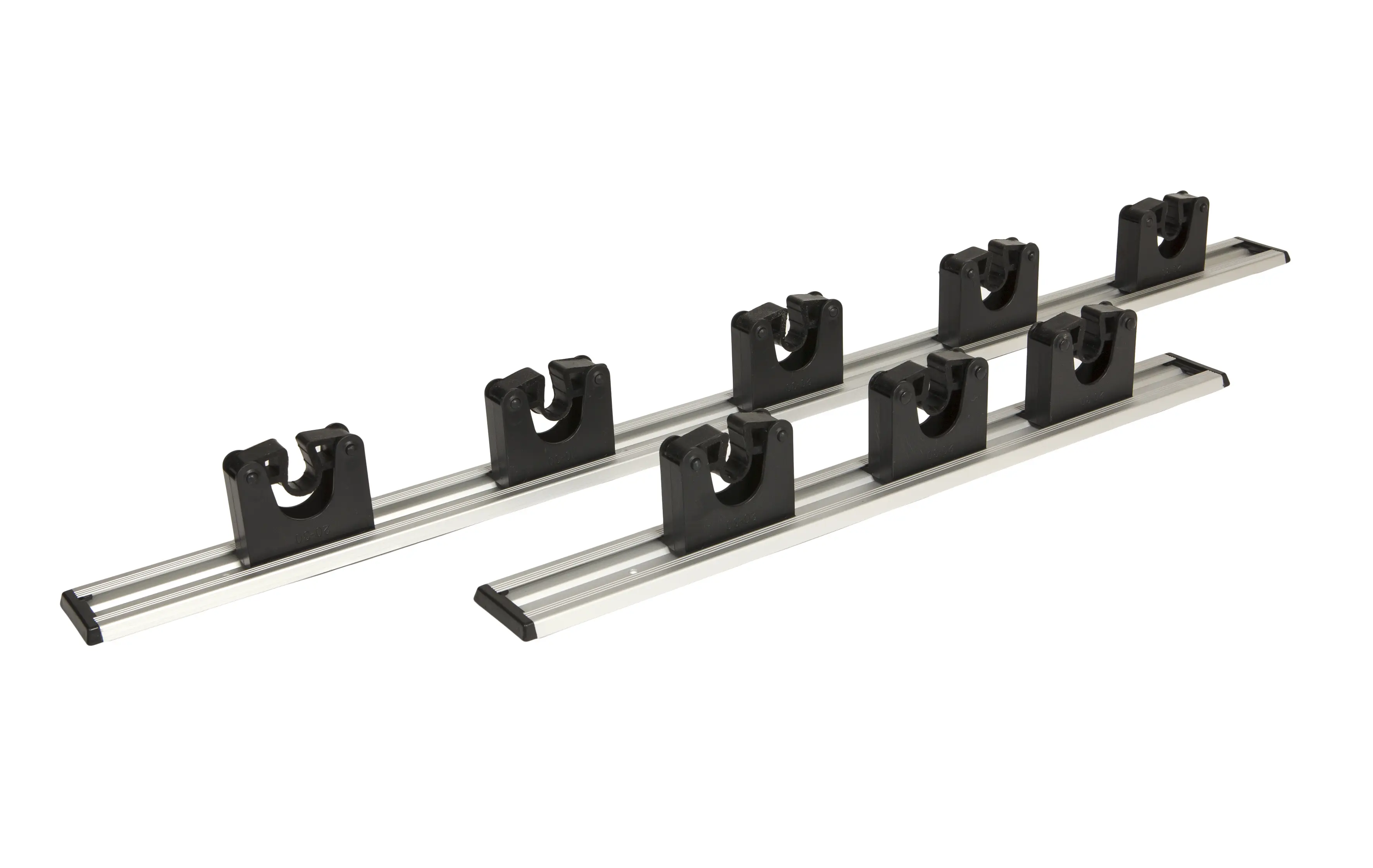 WALL RAIL 50CM 3 BRACKETS BLK (BRGE-1030)