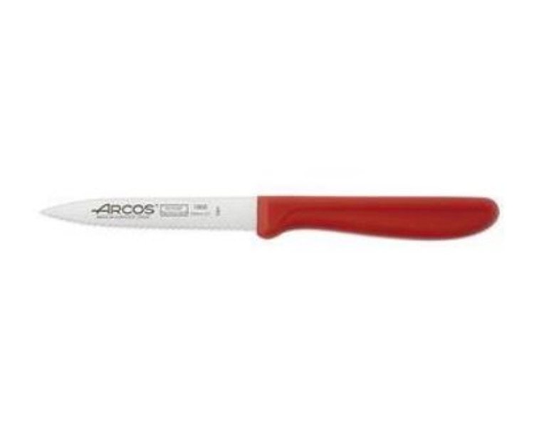 ARCOS PARING KNIFE SERRATED 100MM RED (8.188612)