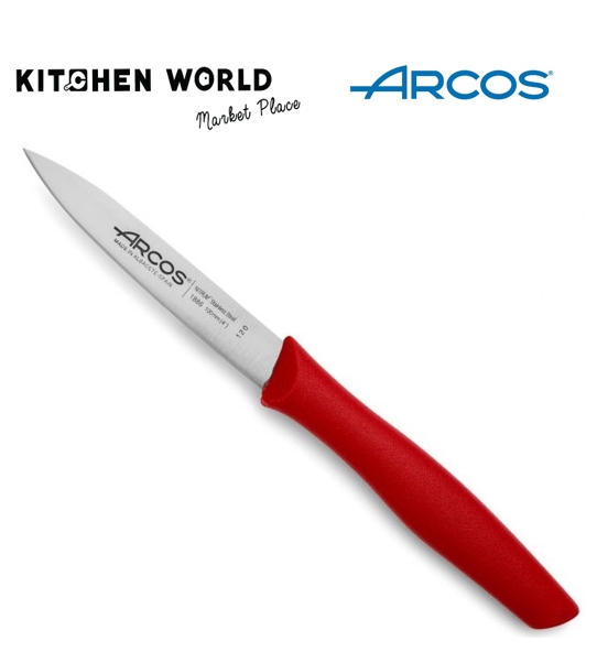 ARCOS PARING KNIFE SMOOTH 100MM RED (8.188622)