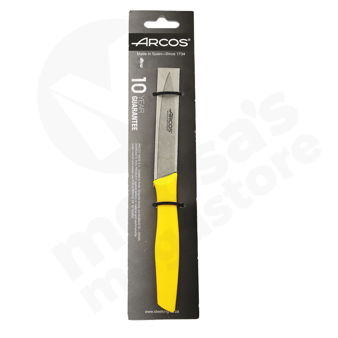 ARCOS PARING KNIFE SMOOTH 100MM YELLOW (8.188625)