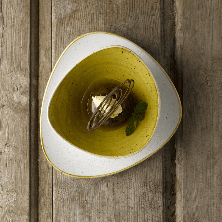 MUSTARD SEED YELLOW COUPE PLATE 21.7CM(CC-SMSS-EVP8.1)12