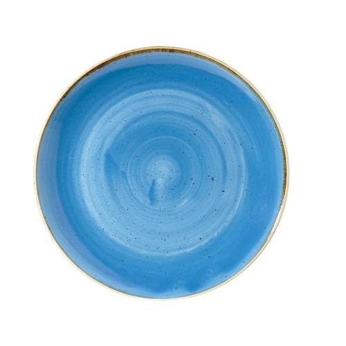 CORNFLOWER BLUE COUPE PLATE 26CM (CC-SCFS-EV10.1) (12)