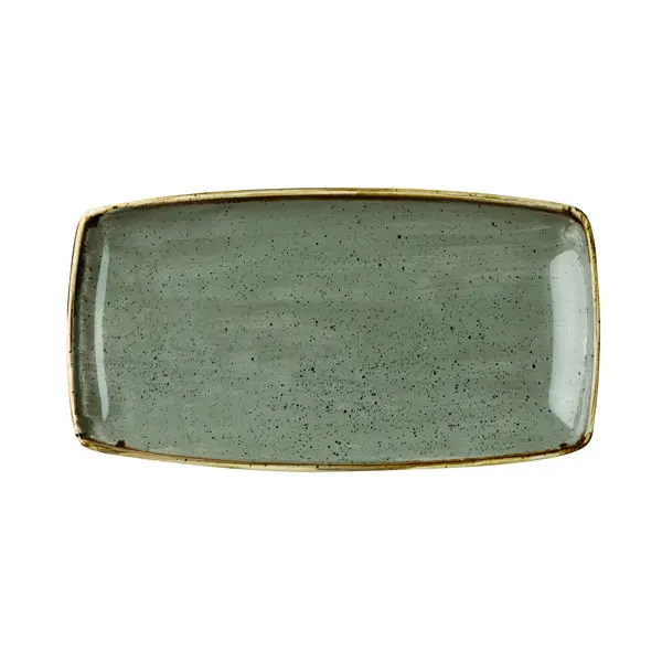 PEPPERCORN GREY OBLONG PLATE 29.5X15CM (CC-SPGS-OP11.1)(12)