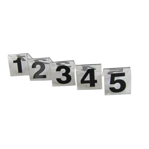 PLASTIC TABLE NUMBER STAND 1- 10 (TNS0010)