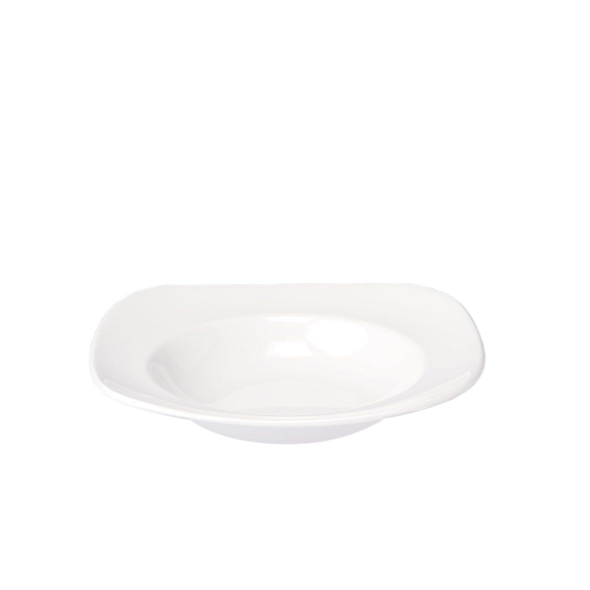 EQUATION WHITE SOUP PLATE 24CM C/H (CC-WH-SSP.1) (12)
