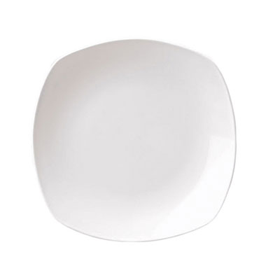 X-SQUARED WHITE PLATE C/H 25CM (CC-WH-SP11.1) (12)
