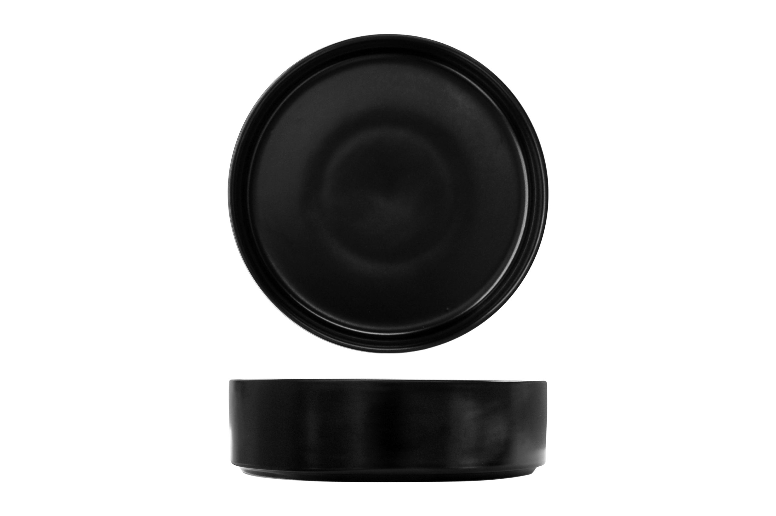 STUDIO BLACK DEEP PASTA/SALAD BOWL 21CM 1.2LT (DA-1079)(12)