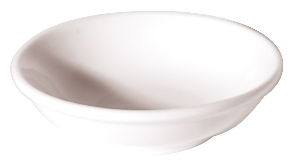 NEW BONE SAUCE DISH WHITE 7CM (LACW1800007) (24)