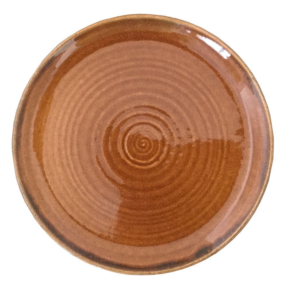 AUTUMN CORN BLUE COUPE PLATE 19CM (29FUS331-193) (24)