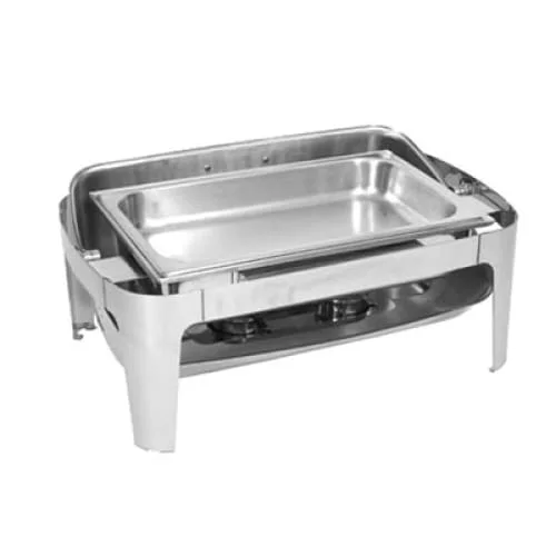 CHAFING DISH ROLL TOP RECTANGU LAR S/STEEL 7.5LT (CDS1006)