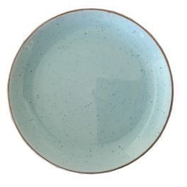 RUSTIC SKY BLUE COUPE PLATE 27CM (29FUS334-09) (24)