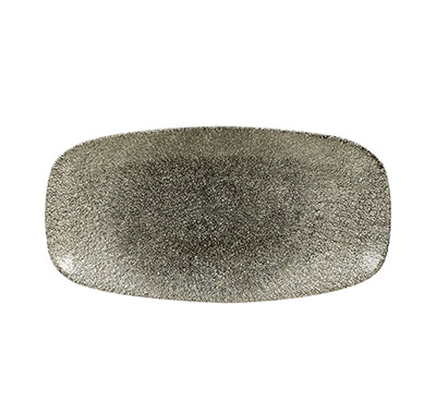 RAKU QUARTZ OBLONG PLATE 35.5X 18.9CM (CC-RKBQ-XO14.1)(6)