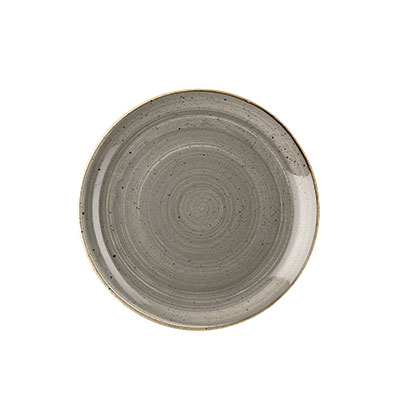 PEPPERCORN GREY COUPE PLATE 16.5CM (CC-SPGS-EVP6.1) (12)