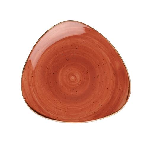 SPICED ORANGE TRIANGLE PLATE 3 1.1CM (CC-SSOS-TR12.1) (12)