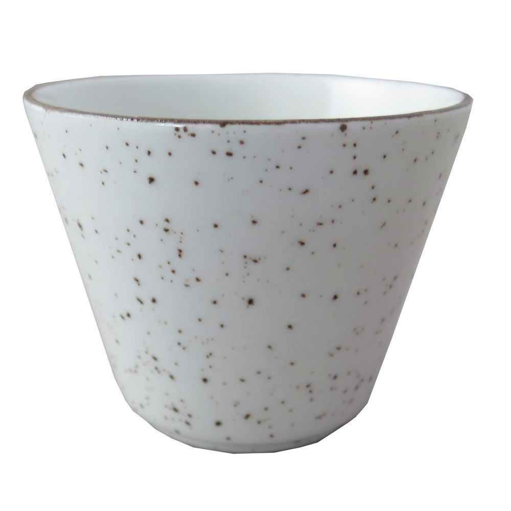 RUSTIC WHITE DIPPER POT 200ML (50RUS050-01)(24)