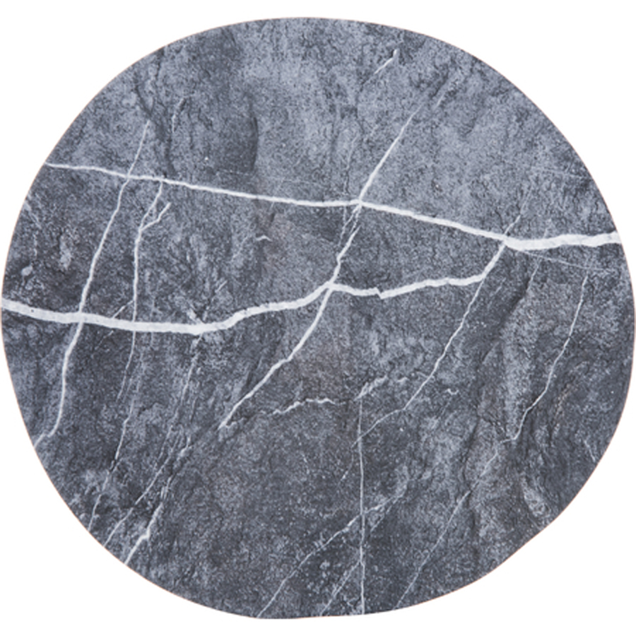 RIDGE MELAMINE RIMLESS PLATE S OAPSTONE - 27.90CM (RPM3279)