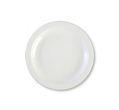 PRIMA WHITE ROUND PLATE 25CM (SP-DA203)(24)