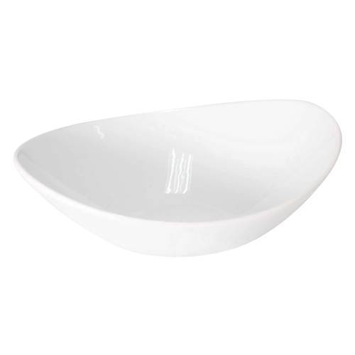 PRIMA WHITE OVAL BOWL 23CM (DA-1088) (12)