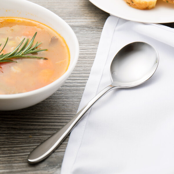 LAZZO - 18/10 SOUP SPOONS (T4709)(12)