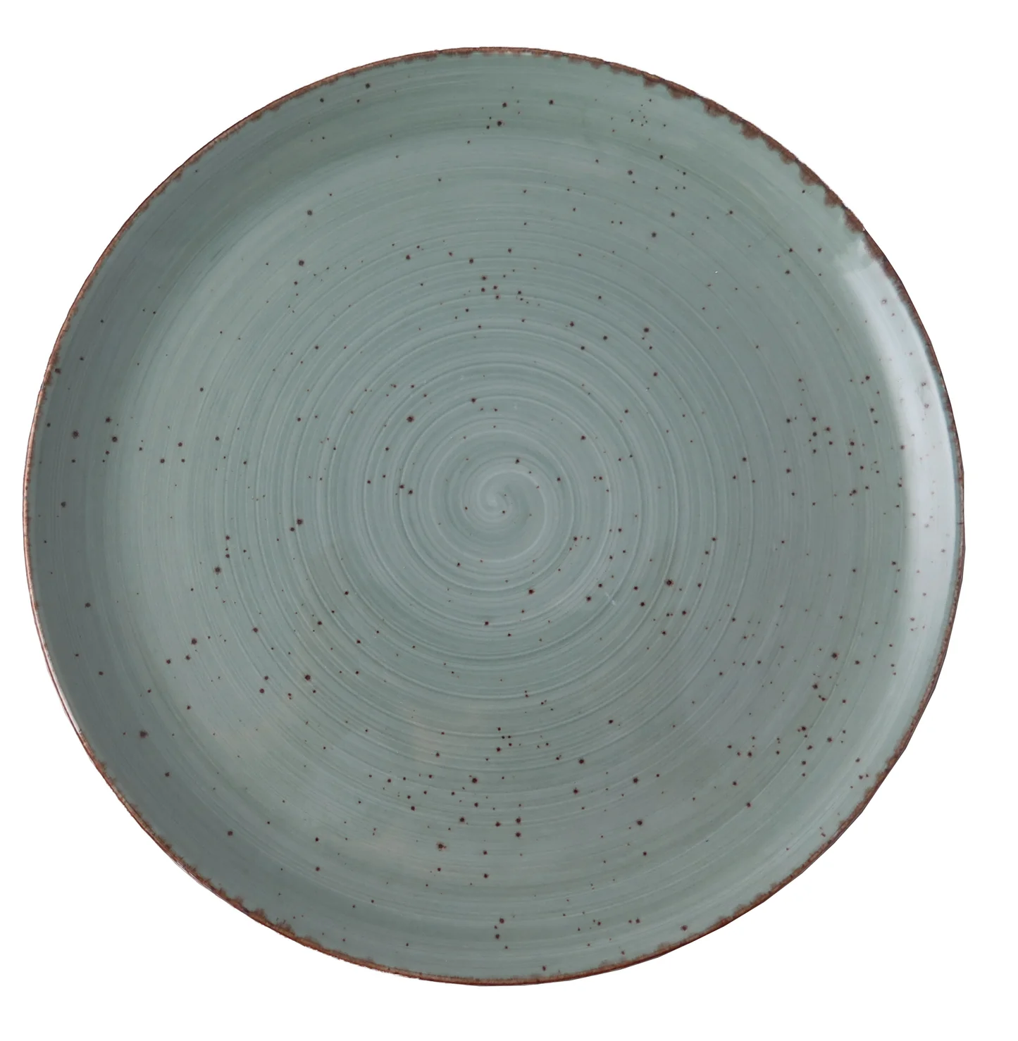 TIMBER GREY COUPE PLATE 27CM ( 12) (29FUS334-52)