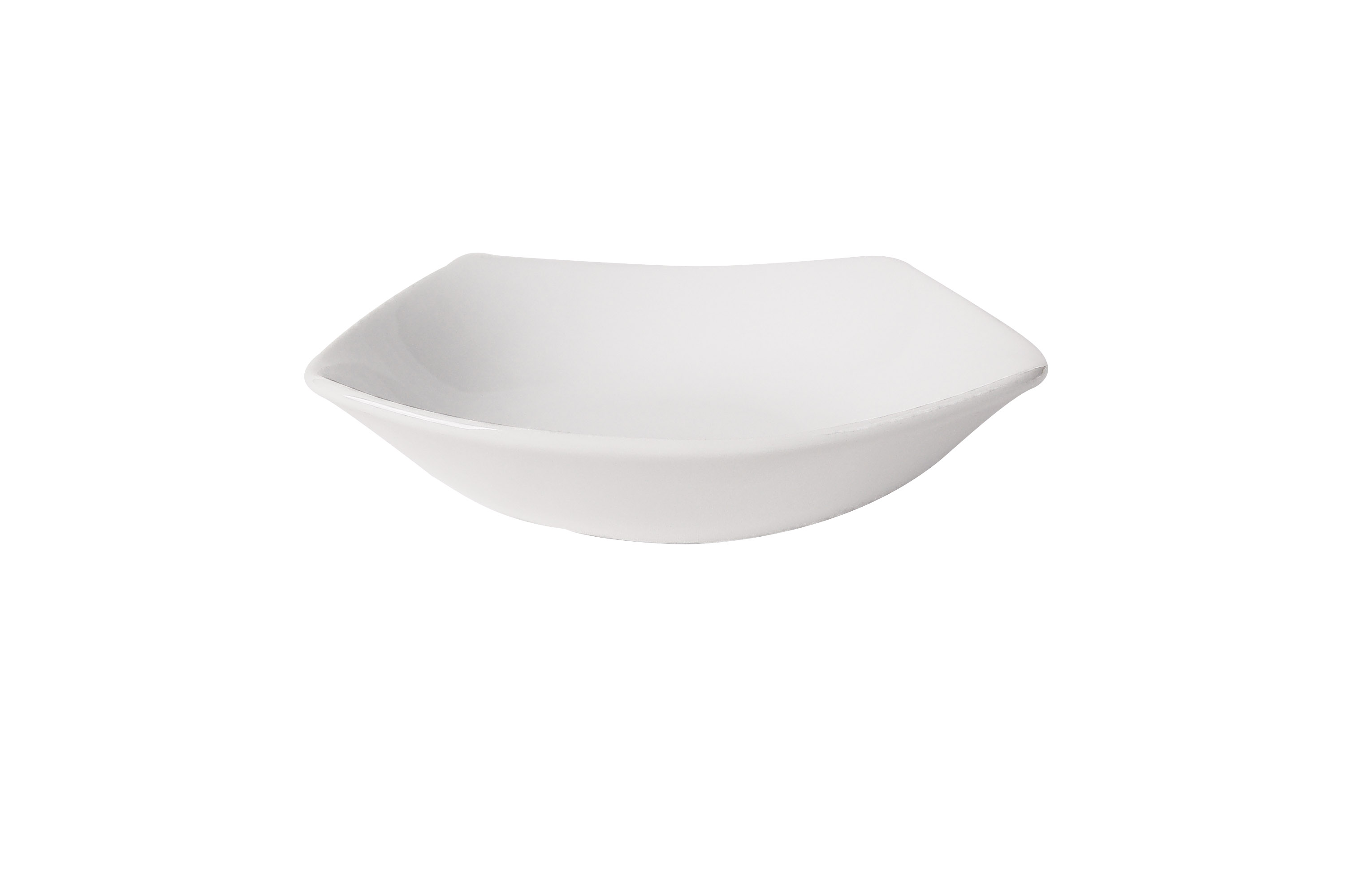 PRIMA WHITE SQUARE BOWL 18CM (DA-1060)(24)
