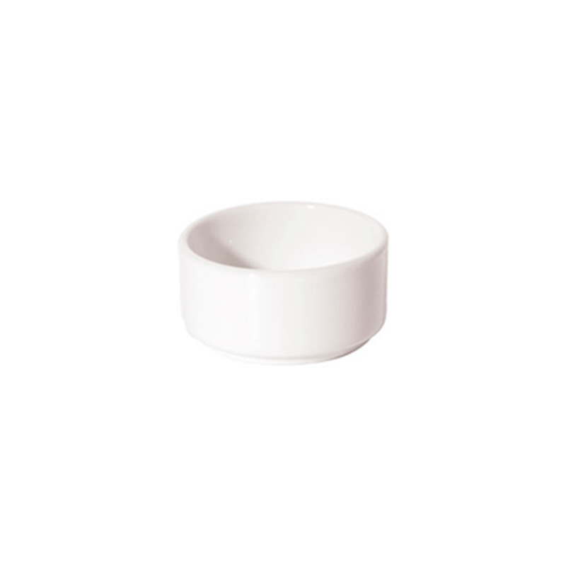 NEW BONE BUTTER DISH WHITE 6CM (LACW1810006) (24)