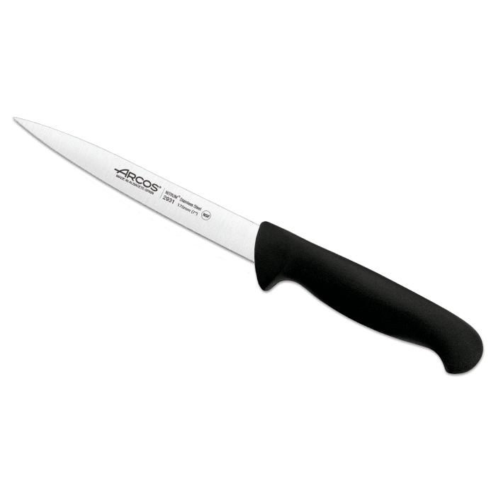 ARCOS SOLE KNIFE 170MM BLACK (8.293125)