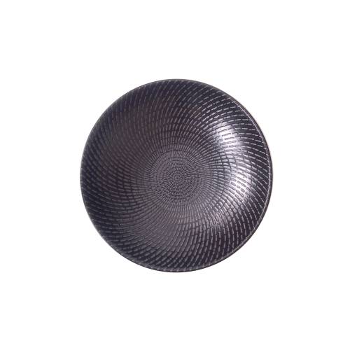URBAN BLACK SWIRL ROUND BOWL 1 4.5CM (LAAK6120014/039021A)