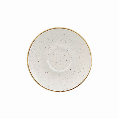 BARLEY WHITE CAPPUCCINO SAUCER 15.6CM (CC-SWHS-CSS.1) (12)