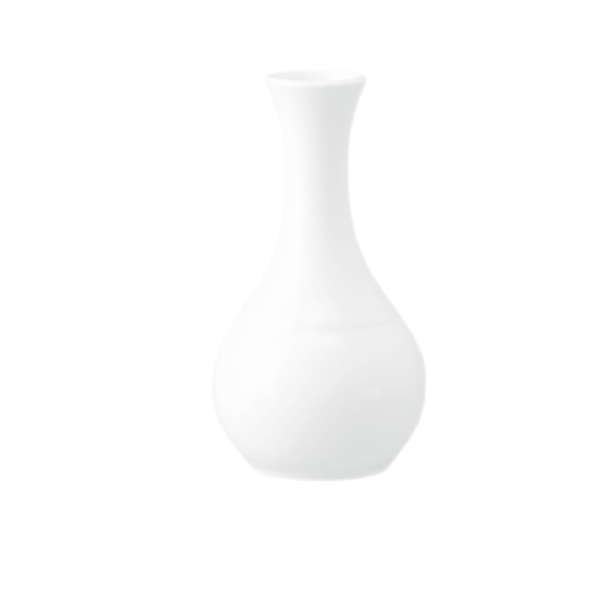 CHURCHILL WHITE BUD VASE 13CM (CC-WH-BV.1) (6)