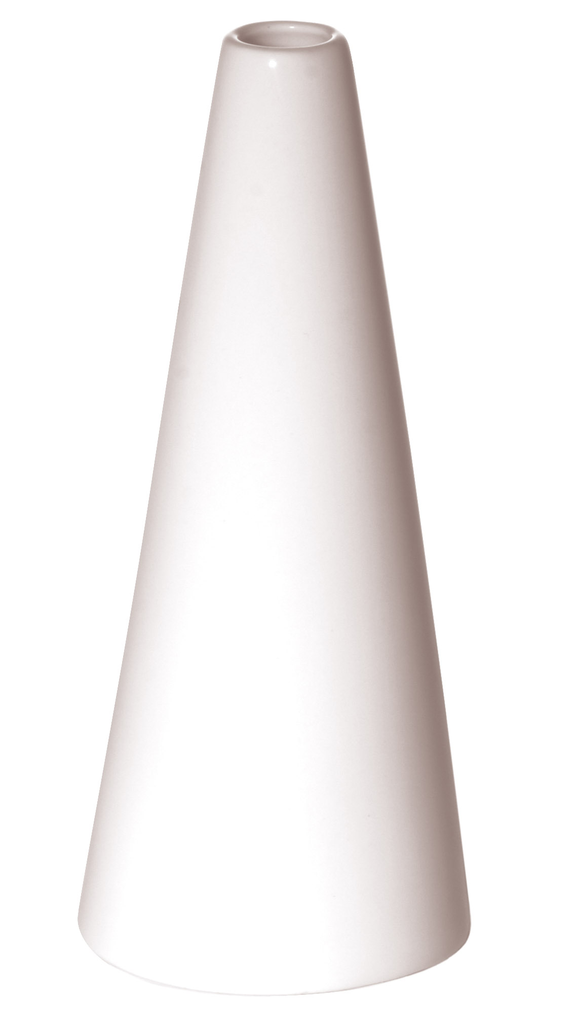 NEW BONE PYRAMID SHAPE FLOWER VASE 160ML (LACW1805016) (12)