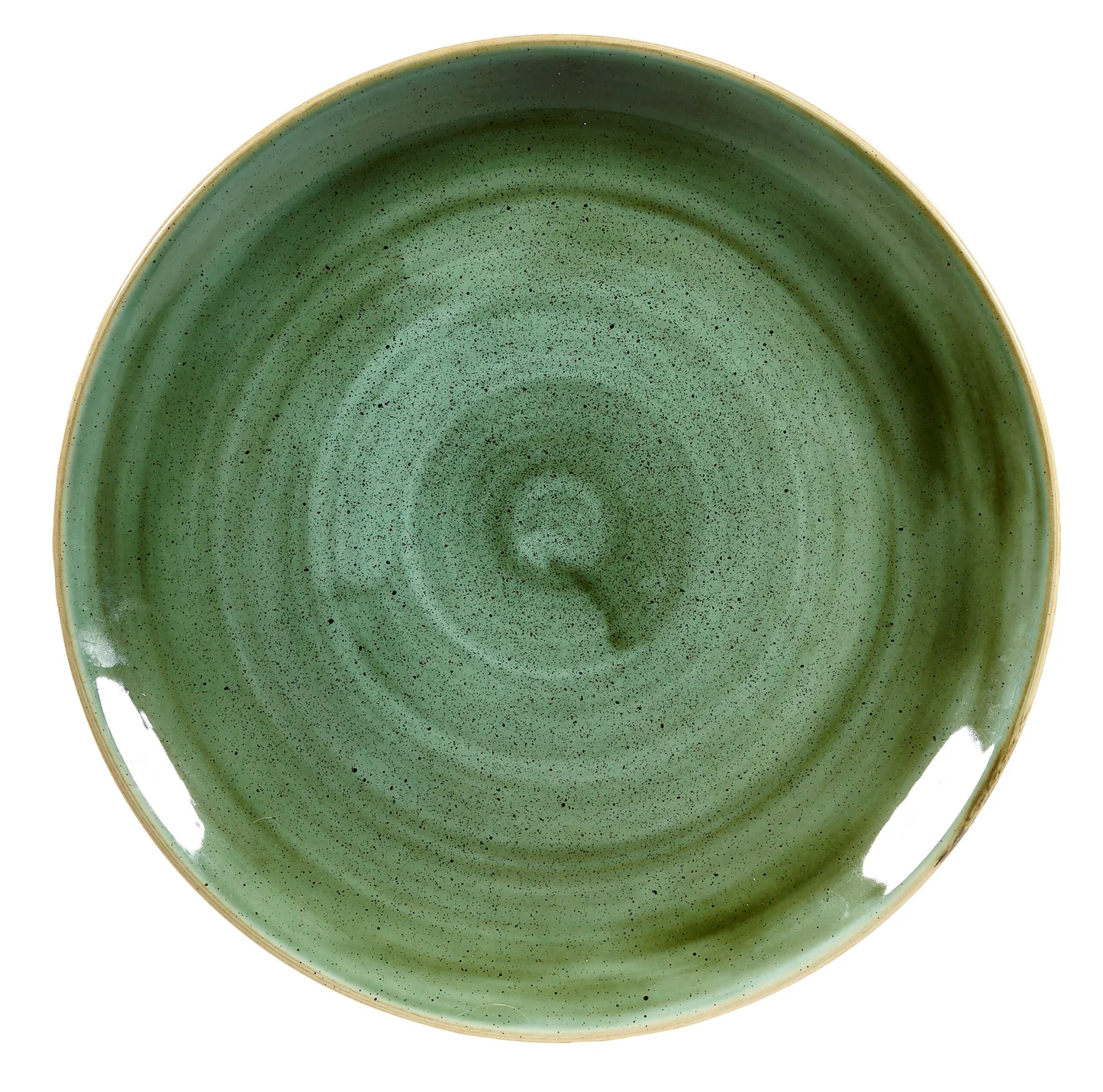 SAMPHIRE GREEN COUPE PLATE 26CM (CC-SSGS-EV10.1)(12)