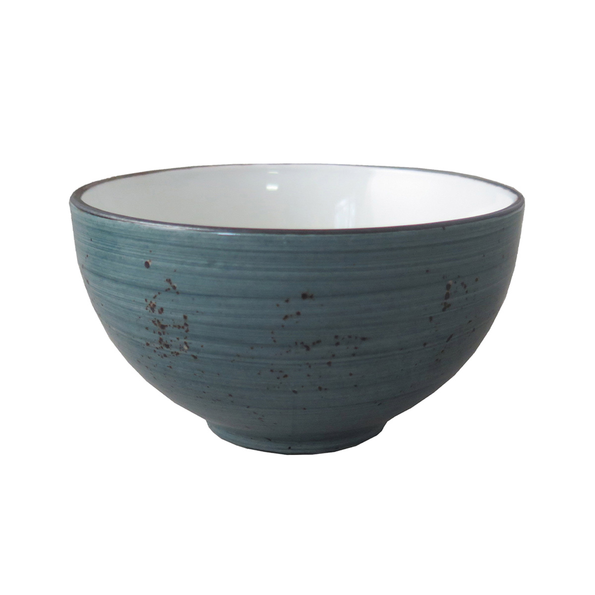 RUSTIC BLUE RICE BOWL 12.5CM (20RUS131-03)(24)